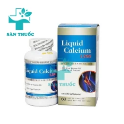 Earth’s Creation Liquid Calcium 1200 (60 viên) - Hỗ trợ bổ sung canxi
