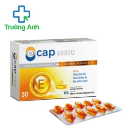 Ecap 400IU - Giúp hỗ trợ ngăn ngừa lão hóa và tim mạch