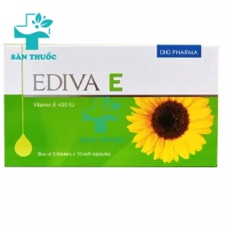 EDIVA E - Viên uống bổ sung vitamin E làm đẹp da của DHG
