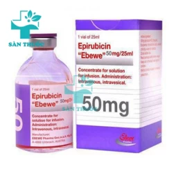 Epirubicin "Ebewe" 50mg/25ml - Thuốc trị ung thư hiệu quả