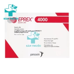 Eprex 4000UI Cilag - Thuốc điều trị thiếu máu hiệu quả