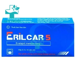 Erilcar 5mg-Thuốc điều trị tăng huyết áp hiệu quả của Pymepharco