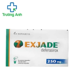 Exjade 250mg Novartis - Thuốc trị ngộ độc sắt của Thụy Sĩ