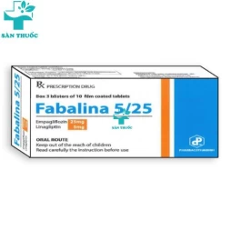 Fabalina 5/25 - Empagliflozin 25mg + Linagliptin 5mg Pharbaco