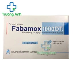 Fabamox 1000 DT Pharbaco - Thuốc điều trị nhiễm khuẩn hiệu quả