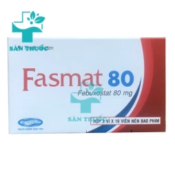 Fasmat 80 Savipharm - Thuốc điều trị triệu chứng bệnh Gout 