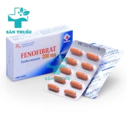Fenofibrat 200mg Domesco - Thuốc điều trị rối loạn Lipid máu