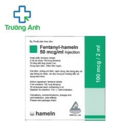 Fentanyl-Hameln 50mcg/ml (2ml) - Thuốc giảm đau hiệu quả