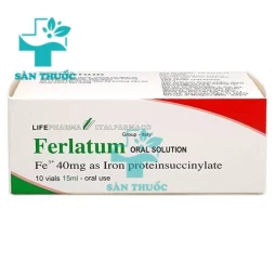 Ferlatum 40 - Giúp bổ sung sắt cho cơ thể hiệu quả của Ý