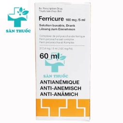 Ferricure 100mg/5ml - Thuốc điều trị thiếu máu của Bỉ