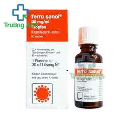 Ferro Sanol UCB Pharma - Siro bổ sung sắt hữu cơ cho trẻ