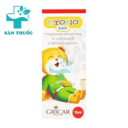Fitobio Baby Gricar - Dung dịch uống bổ sung lợi khuẩn đường tiêu hóa