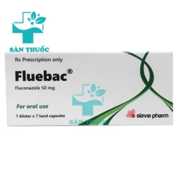 Fluebac 50mg Slavia Pharm - Trị nấm Candida ở âm đạo - âm hộ