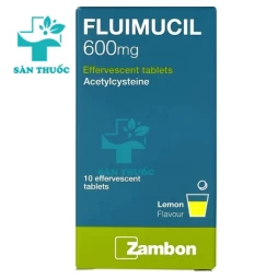 Fluimucil 600mg Zambon - Thuốc trị nhiễm khuẩn đường hô hấp hiệu quả