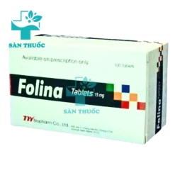 Folina Tablets 15mg - Phòng và điều trị ngộ độc do đối kháng acid folic