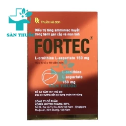 Fortec 150mg Korea United - Thuốc điều trị bệnh gan hiệu quả