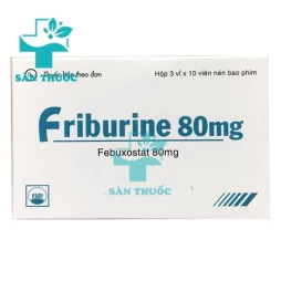 Friburine 80mg - Thuốc điều trị bệnh gout mãn tính của Pymepharco