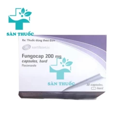 FUNGOCAP 200MG CAPSULES HARD - Thuốc trị nấm âm đạo của Bulgaria