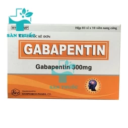 Gabapentin 300mg Khapharco - Thuốc giảm đau thần kinh hiệu quả