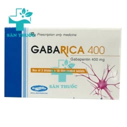 Gabarica 400 Savipharm - Thuốc điều trị động kinh cục bộ