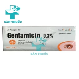 Gentamicin 0.3% Quapharco - Thuốc mỡ tra mắt hiệu quả (10 hộp)