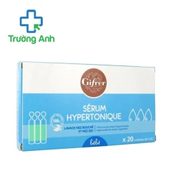 Gifrer Sérum Hypertonique (Hộp 20 ống) - Dung dịch nhỏ mũi của Pháp