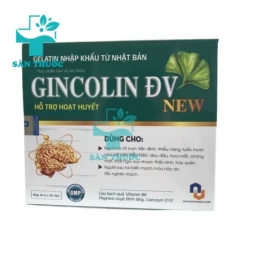 Gincolin ĐV New - Hỗ trợ cải thiện thiểu năng tuần hoàn não