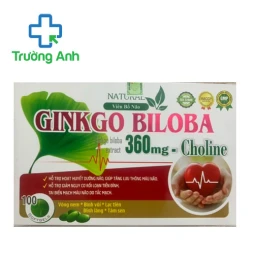Ginkgo Biloba 360mg Choline - Hỗ trợ hoạt huyết, dưỡng não hiệu quả
