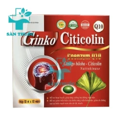 Ginko Citicolin Coenzym Q10 (đỏ) - Tăng cường tuần hoàn não