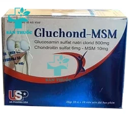 Gluchond-MSM - Thực phẩm hỗ trợ điều trị các bệnh lý xương khớp hiệu quả