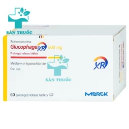 Glucophage XR 500mg - Thuốc điều trị đái tháo đường hiệu quả