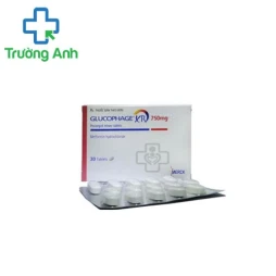 Glucophage XR 750mg - Thuốc trị đái tháo đường tuýp 2 của Pháp
