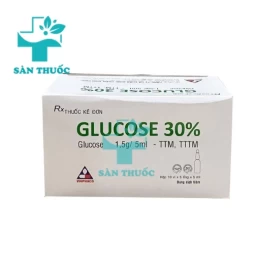 Glucose 30% 1,5g/5ml Vinphaco - Điều trị hạ đường huyết hiệu quả