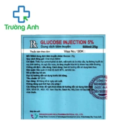 Glucose Injection 5% 500ml Shijiazhuang - Thuốc chống mất nước