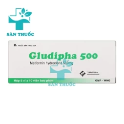 Gludipha 500 - Thuốc điều trị bệnh tiểu đường của Vidiphar