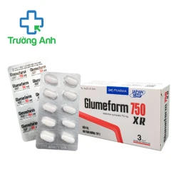 Glumeform 750 XR DHG Pharma - Thuốc trị bệnh tiểu đường tuýp 2