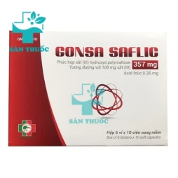 Gonsa saflic Mebiphar - Bổ sung Sắt và Acid folic hiệu quả