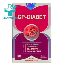 GP-Diabet - Thực phẩm hỗ trợ hạ đường huyết của Mỹ