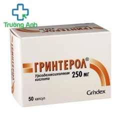 Grinterol 250mg Capsules - Thuốc trị sỏi mật, xơ gan mật