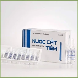 Nước cất tiêm 5ml - Dùng hòa tan thuốc tiêm của Thephaco