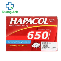 Hapacol 650 DHG - Thuốc giảm đau, hạ sốt nhanh chóng dạng uống