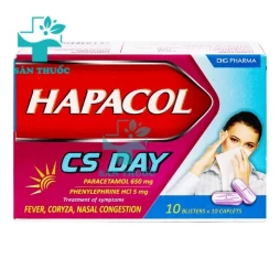 Hapacol CS Day 650mg/5mg DHG - Thuốc điều trị cảm cúm, cảm lạnh