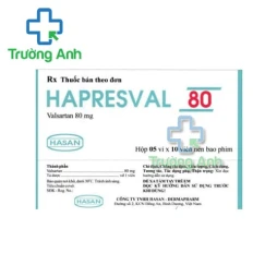 Hapresval 80 Hasan - Thuốc điều trị tăng huyết áp hiệu quả