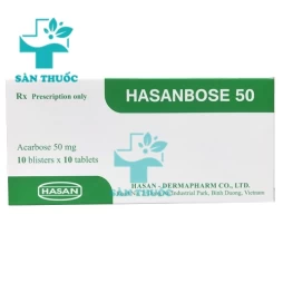 Hasanbose 50 Hasan - Thuốc điều trị đái tháo đường typ 2