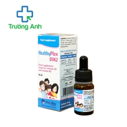 HealthyPlex D3K2 10ml Erbex (nhỏ giọt) - Giúp xương chắc khỏe