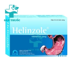Helinzole 20mg - Thuốc điều trị viêm loét dạ dày, tá tràng hiệu quả