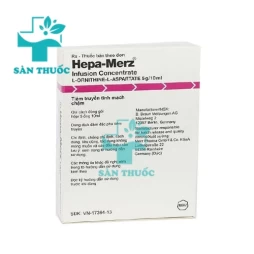 Hepa-merz Inj.5g/10ml - Thuốc giúp điều trị các bệnh lý ở gan hiệu quả