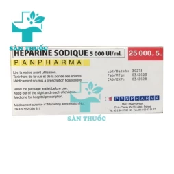 Heparin BP 5000Units/ml Rotexmedica - Trị huyết khối tĩnh mạch