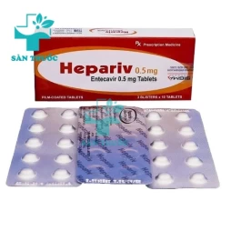 Hepariv 0.5mg - Thuốc điều trị viêm gan B của Ấn Độ