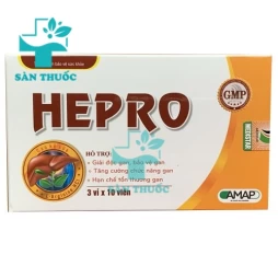 Hepro - Hỗ trợ tăng cường chức năng gan hiệu quả của AMAP Pharma